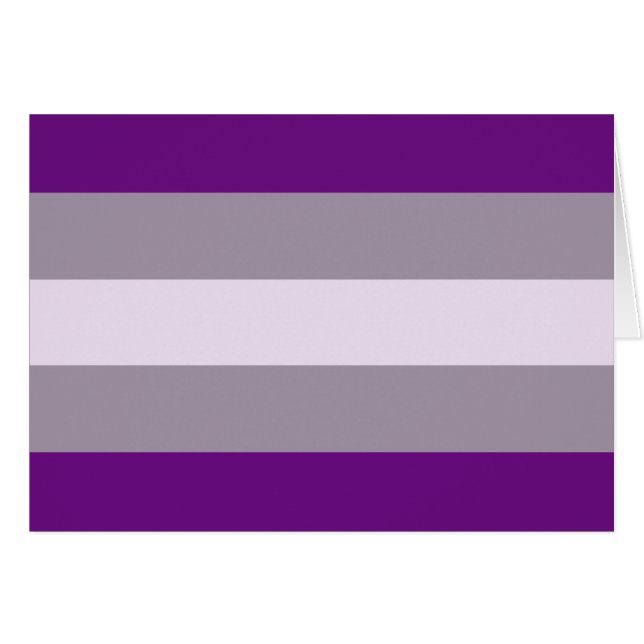 Grijsseksuele Pride-vlag (Voorkant Horizontaal)