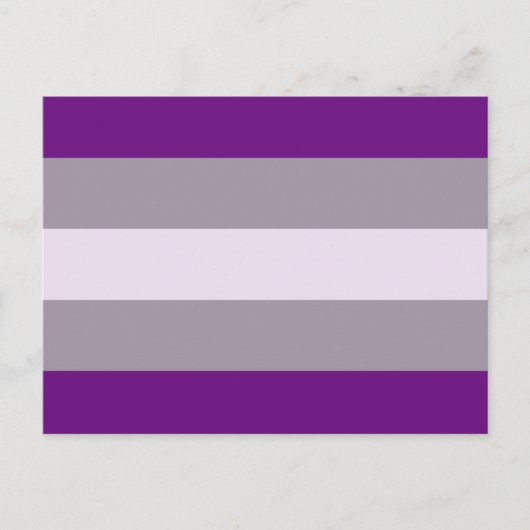 Grijsseksuele Pride-vlag Briefkaart (Voorkant)