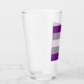 Grijsseksuele Pride-vlag Glas (Rechts)