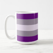 Grijsseksuele Pride-vlag Koffiemok (Links)