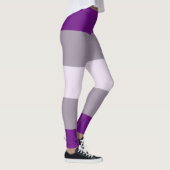 Grijsseksuele Pride-vlag Leggings (Rechts)