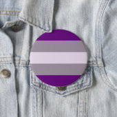 Grijsseksuele Pride-vlag Ronde Button 4,0 Cm (In situ)