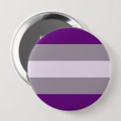 Grijsseksuele Pride-vlag Ronde Button 4,0 Cm (Voorkant /achterkant)