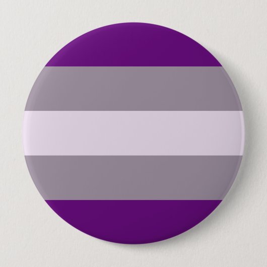 Grijsseksuele Pride-vlag Ronde Button 4,0 Cm (Voorkant)