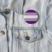 Grijsseksuele Pride-vlag Ronde Button 5,7 Cm (In situ)