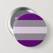 Grijsseksuele Pride-vlag Ronde Button 7,6 Cm (Voorkant /achterkant)
