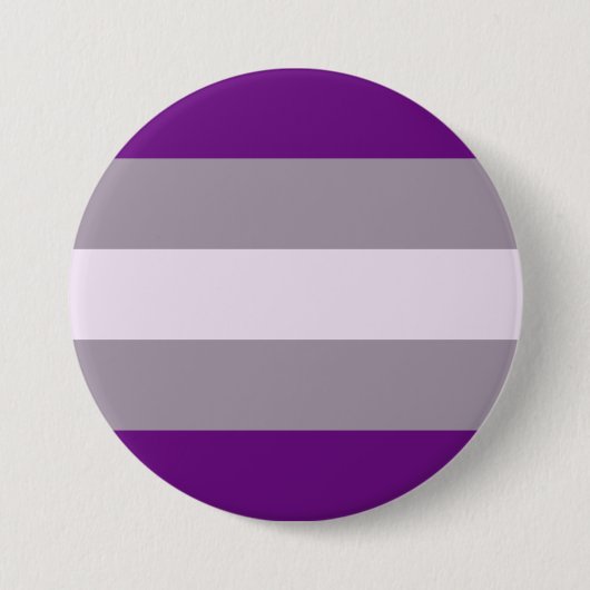 Grijsseksuele Pride-vlag Ronde Button 7,6 Cm (Voorkant)