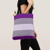 Grijsseksuele Pride-vlag Tote Bag (Dichtbij)