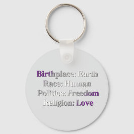 Grijsseksuele trots - Geboorteplaats: Aarde. Ras:  Sleutelhanger