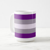 Grijsseksuele trots koffiemok (Voorkant links)