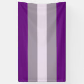 Grijsseksuele trots spandoek (Verticaal)