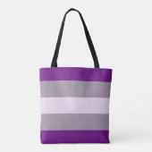 Grijsseksuele trots tote bag (Achterkant)