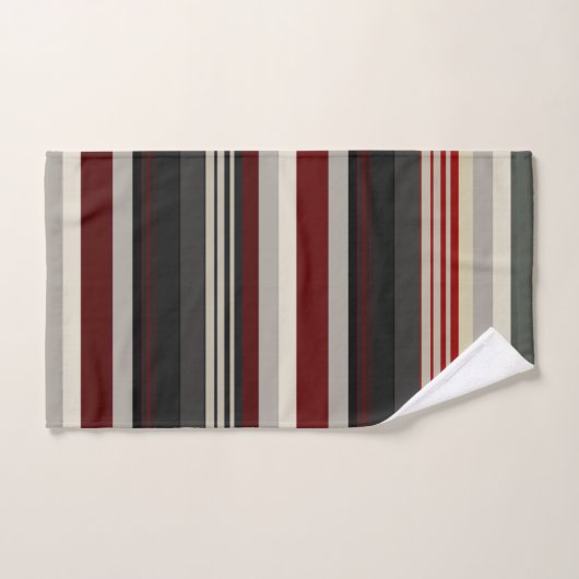 Grijsstaven en spoelstenen werpen kussen bad handdoek (Handdoek)