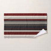 Grijsstaven en spoelstenen werpen kussen bad handdoek (Handdoek)