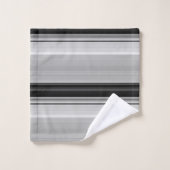 Grijsstrepen met klauw bad handdoek (Wasdoekje)