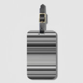 Grijsstrepen met klauw bagagelabel (Voorkant (verticaal))