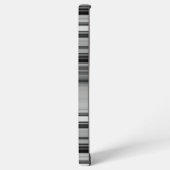 Grijsstrepen met klauw samsung galaxy hoesje (Linkerkant)