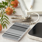 Grijsstrepen met klauw sleutelhanger (Voorkant Rechts)