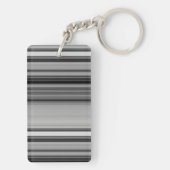Grijsstrepen met klauw sleutelhanger (achterkant)