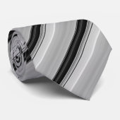Grijsstrepen met klauw stropdas (Opgerold)