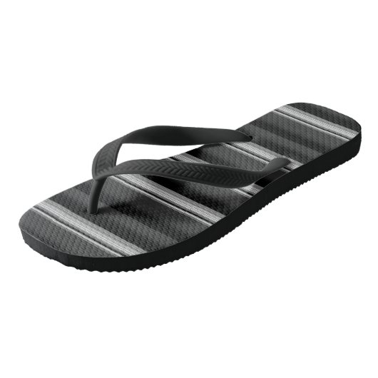 Grijsstrepen met klauw teenslippers (Schuin)