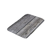 Grijstonige schuur Wood-Board effect Fotomonster Badmat (Gekanteld)