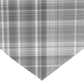 Grijswaarden Grijs en Wit Plaid Korte Tafelloper (Hoek)