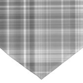 Grijswaarden Grijs en Wit Plaid Tafelkleed (Gekanteld)