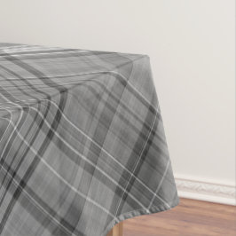 Grijswaarden Grijs en Wit Plaid Tafelkleed