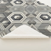 grijswaardengeometrie sherpa deken (3/4)