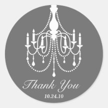 Grijswitte kroonluchter Dank je wel