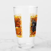 Grijszwart Halloween-masker Glas (Links)