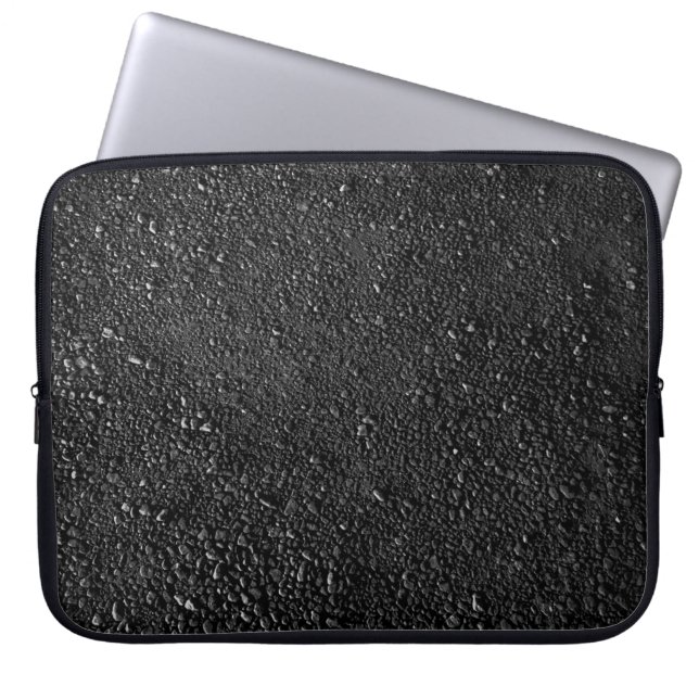 Grijzand Laptop Sleeve (Voorkant)