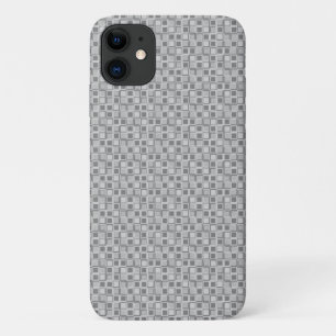 Grijze 70-jarige styling-vierkantjes Case-Mate iPhone case