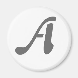 Grijze A-magneet Magneet