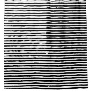 grijze abstracte horizontale lijnen douchegordijn