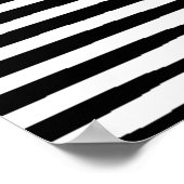 grijze abstracte horizontale lijnen poster (Hoek)