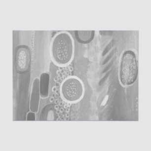 Grijze Abstracte kunststofpapier Tissuepapier