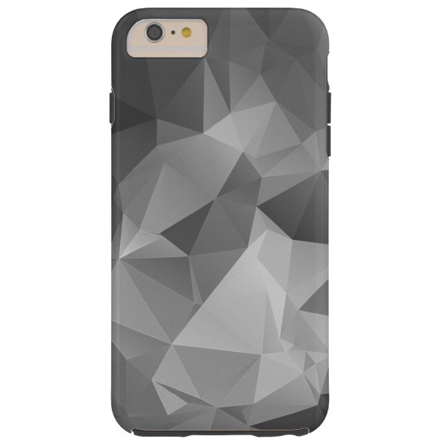 Grijze Abstracte piramide-kunst Case-Mate iPhone Case (Achterkant)
