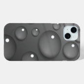 Grijze achtergrond Case-Mate iPhone case (Achterkant (horizontaal))