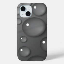 Grijze achtergrond iPhone 15 case