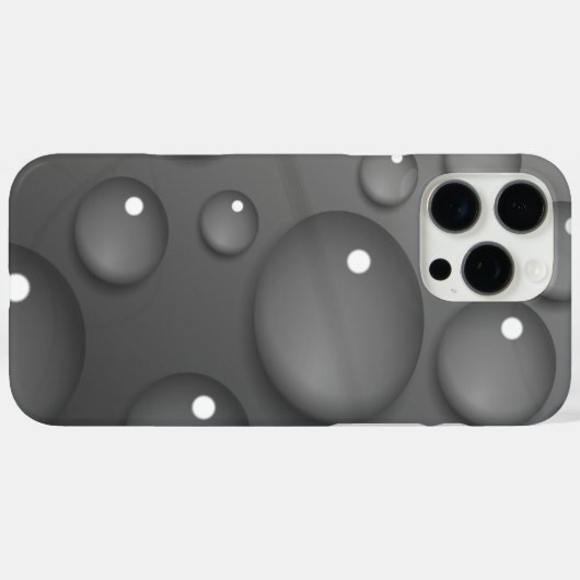 Grijze achtergrond Case-Mate iPhone case (Achterkant (horizontaal))