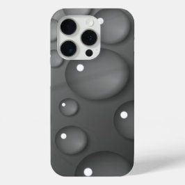 Grijze achtergrond iPhone 15 pro case