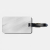 Grijze achtergrond Elegant Plain Simple Profession Bagagelabel (Achterkant horizontaal)