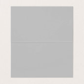 Grijze achtergrond Elegant Plain Simple Profession Visitekaartje (Binnenkant ongevouwen)