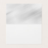 Grijze achtergrond Elegant Plain Simple Profession Visitekaartje (Binnenkant ongevouwen)