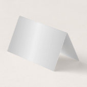 Grijze achtergrond Elegant Plain Simple Profession Visitekaartje (Achterkant)