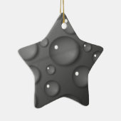 Grijze achtergrond keramisch ornament (Rechts)