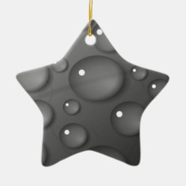 Grijze achtergrond keramisch ornament