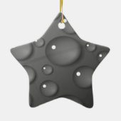 Grijze achtergrond keramisch ornament (Achterkant)